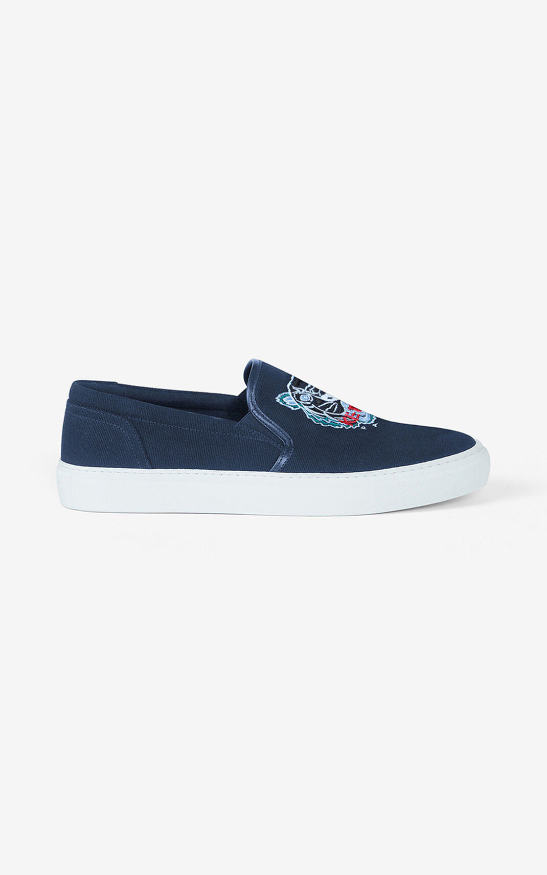 Tênis Kenzo K Skate Tiger lace free Masculino - Azul Marinho Azuis | 029MILZUC